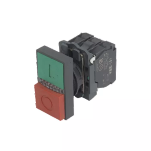 [CNCXB5-AW8465] PULSADOR LUMINOSO DOBLE VERDE/ROJO PLASTICO SALIENTE (SIN CONTACTOS)