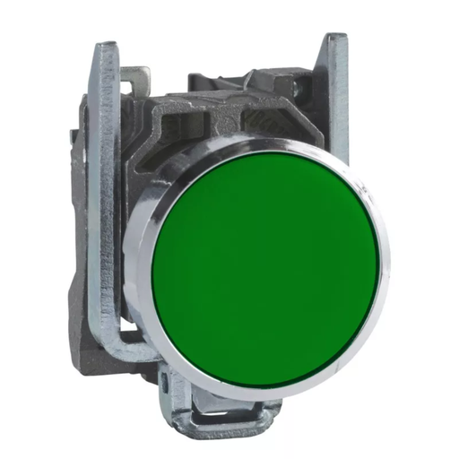 [CNCXB5-AA31] PULSADOR PLASTICO RASANTE VERDE (1 NA)