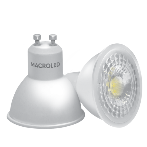 [CORPAR16-PVCB-7W-38D-NW] DICRO MACROLED ECO 7W AC100-240V NEUTRO 4500K SPD1500V 38º