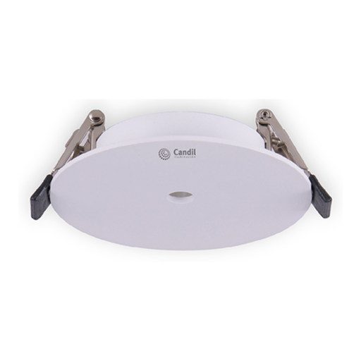 [CANTAPA090 BT] Tapa ciega 100mm con resortes. Blanco Texturado.	