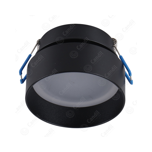 [CANEGU3715 NT] EMBUTIDO FIJO 1xGU10 DICRO W: 8cm Ø
D: 6cm NEGRO TEXT.