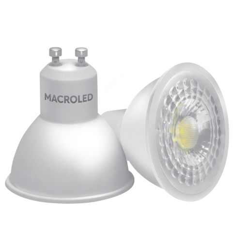 [CORPAR16-PVCB-7W-38D-CW] DICRO MACROLED ECO 7W AC100-240V FRIO 6000k SPDI1500V 38°