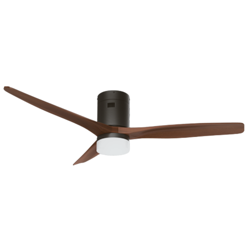 [TBCWST-A2-BWL] Ventilador Smart Aruba - Diam: 52'' - Motor: DC 40w Negro - Aspas Madera - Walnut - Con Luz