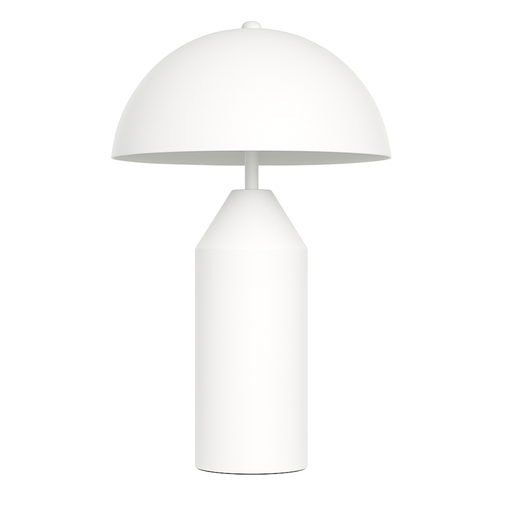 [FAR5350/D BL] Velador bala con media esfera 30 cm blanco