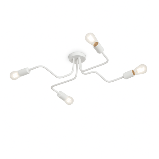 [FAR9002/ BL] Araña 4 brazos blanco