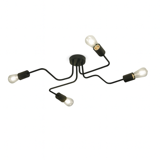 [FAR9002/ NG] Araña 4 brazos negro