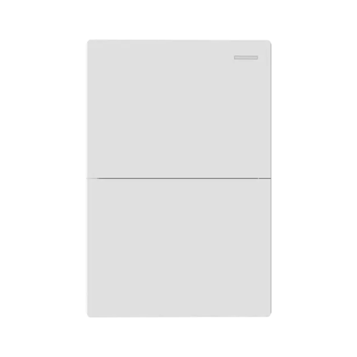 [CORMILAN-2CN-B] TECLA MILAN BLANCO MACROLED, 2 CANAL, 2 VIAS, AC 250V, 10A MAX. BASTIDOR METALICO
