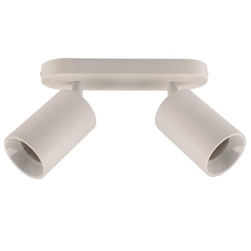 [ART53358 BL] Cabezal direccionable Set Doble para lampara par16 Gu10. Incluye floron blanco
