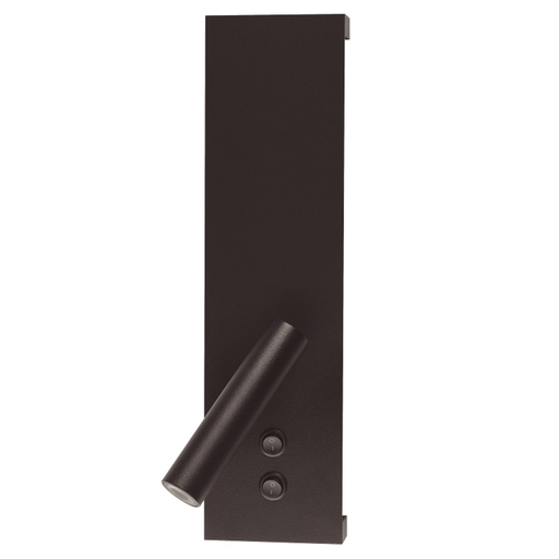 [ART34131-NT-3000K] Aplique de pared Bigsee con led integrado 12W bidireccional, y  direccionable. Construido en aluminio. Uso interior. Negro