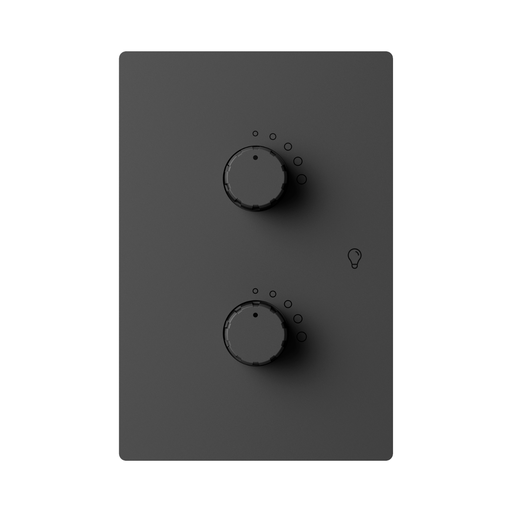 [CORMILAN-2D-G] DIMMER LED DOBLE MILAN GRIS MACROLED