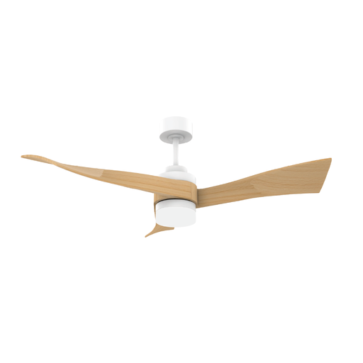 [TBCWST-A12-WN] Tulum Motor Blanco Aspas Natural con luz Smart Diam. 52"