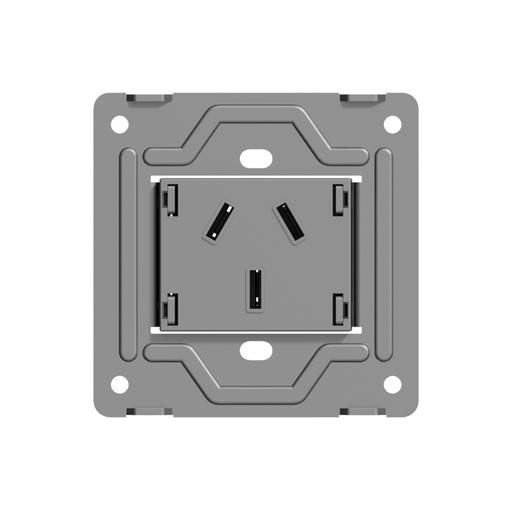 [CORMILAN-BAST-TC20A-MG] TOMACORRIENTE MIGNON 20A MILAN MACROLED, AC 250V, MIGNON 20A MAX. BASTIDOR METALICO, SIN FRENTE