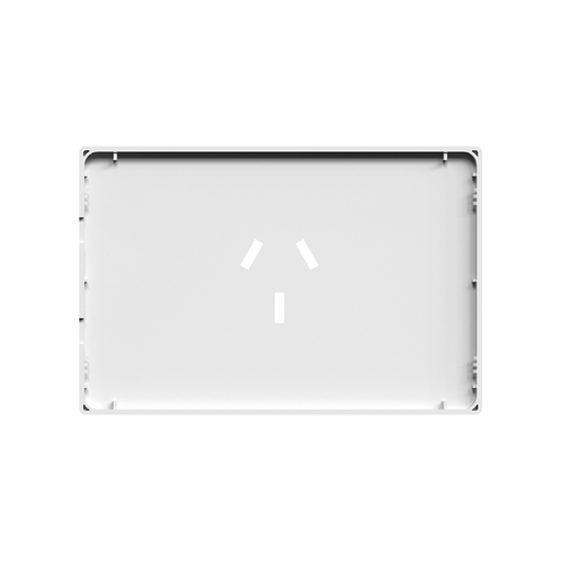 [CORMILAN-TAPA-TC20A-B] FRENTE PARA TOMACORRIENTE 20A MILAN MACROLED, COLOR BLANCO