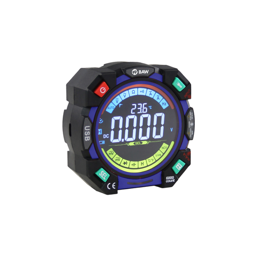 [ETABAWMS05] MULTÍMETRO DIGITAL SMART RMS. LCD COLOR.