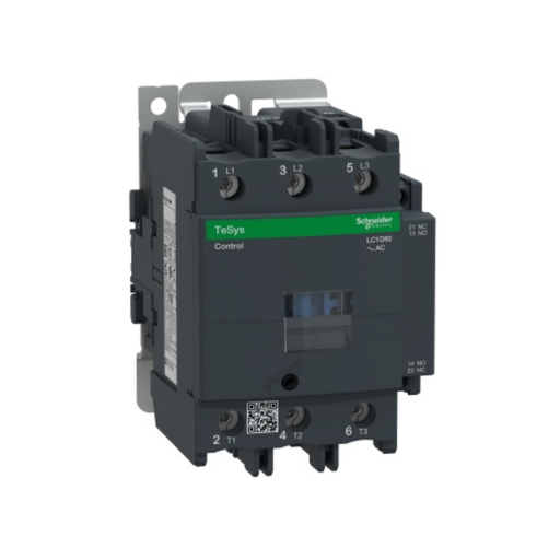 [SCHLC1D80M7] Contactor Tripolar (1na+1nc) TeSys D 80A 220 Vca 50/60Hz 
