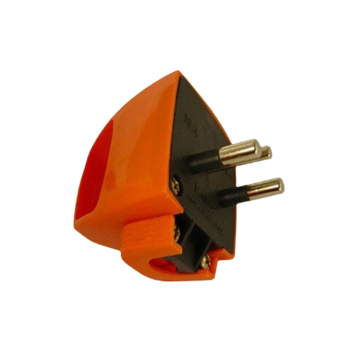[KALKL48002] Ficha macho industrial 3p 16A Kalop naranja