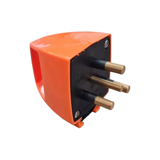 [KALKL48012] Ficha macho industrial 3p 32A Kalop Naranja