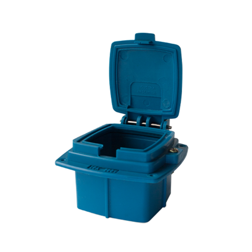 [KALKL48885] Caja capsulada para embutir 16A Kalop azul