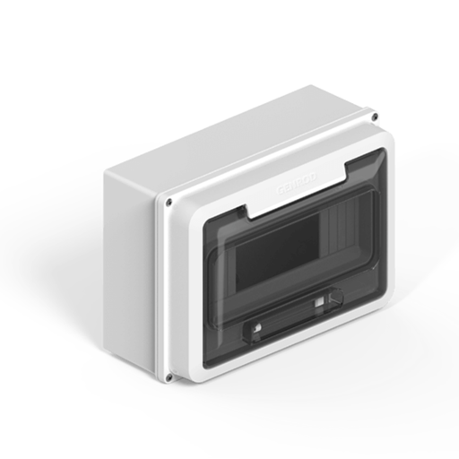 [GEN160900B] Caja TM Din   9 b ext PVC  BLA p-TRA IP65