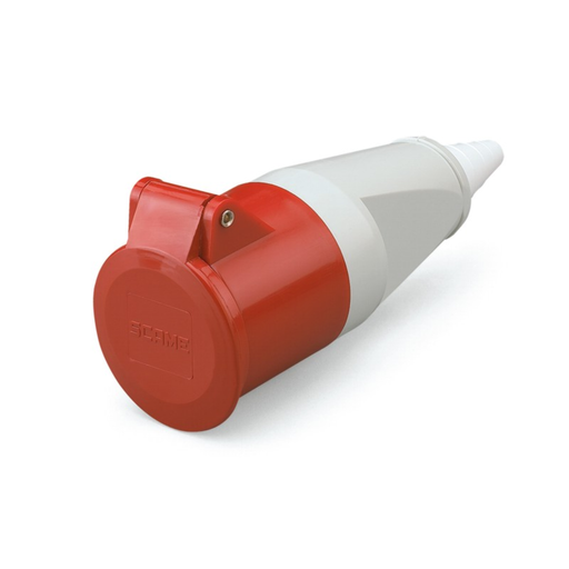 [SCA310.1646-AR] Dis-Ficha ind 3x 16A+T   Hemb 380 ROJ   ph 6 IP44