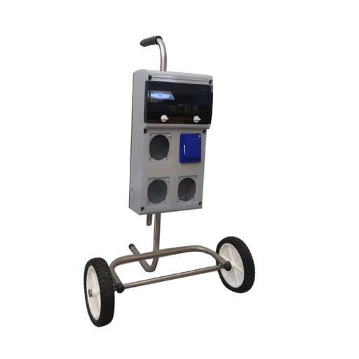 [SCASCA002-AR] Carro de Ac Inox c-rueda + gabinete estanco