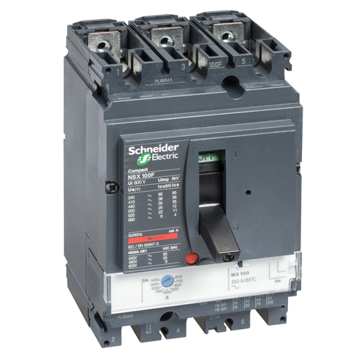 [SCHLV429760] INTERRUPTOR AUTOMATICO NSX100H MA100 3P3R