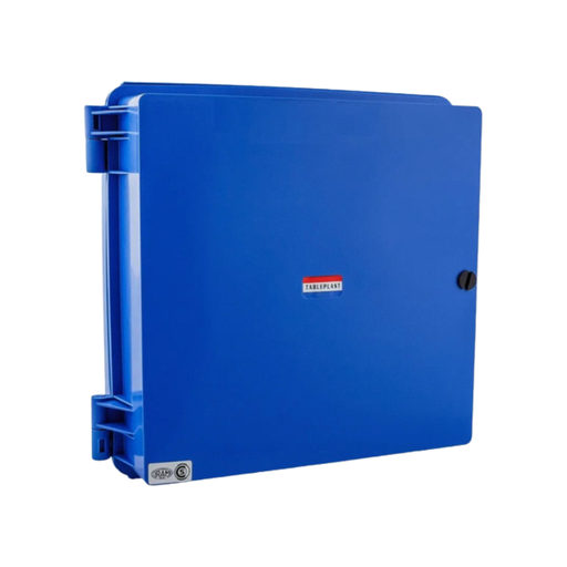 [TAB1001CH] GABINETE CON CHASIS METÁLICO COLOR AZUL - IP65 IK10 DE 208X285X125MM