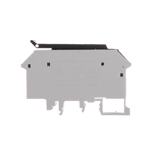[ZOL081.059] Borne portafusible para fusible 6,3x32mm. con Led 15-30V CA/CC BPSN-SI-632-LL024