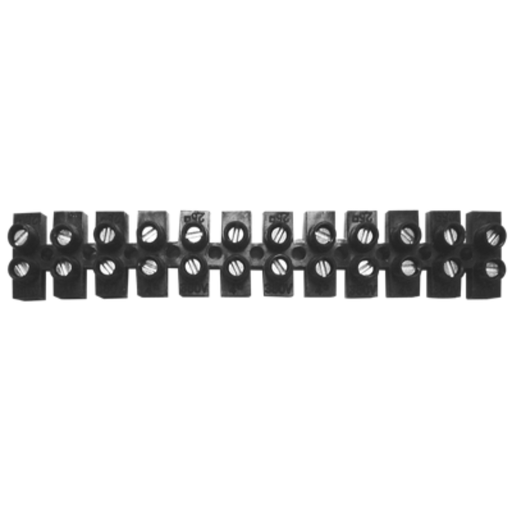 [TBCRU-4N] BORNERAS DE UNION SIMPLE TBCIN 2.5MM 3A NEGRA