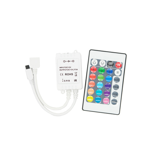 [TBCIRC-24] ACCESORIOS CONTROLADORA REMOTA INFRARROJA TBCIN RGB - 24 BOTONES