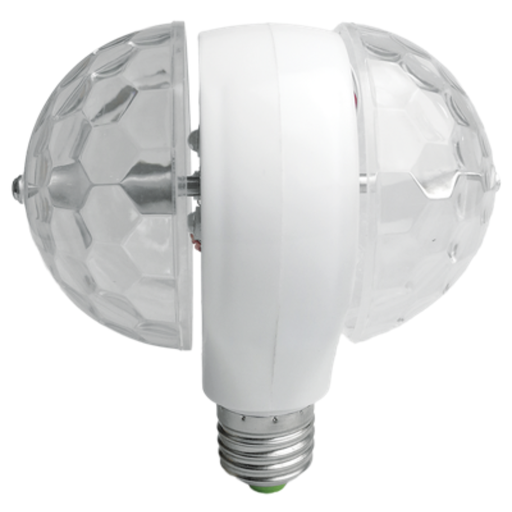 [TBCA60-S3FG] LAMPARA LED ESPECIAL TBCIN PARTY GIRATORIA MULTICOLOR 3W 320º RGB