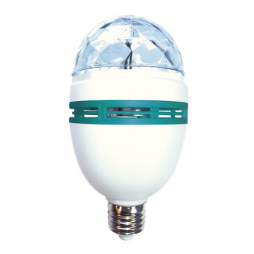 [TBCA60-S3RF] LAMPARA LED ESPECIAL TBCIN PARTY GIRATORIA MULTICOLOR 3W 160º RGB