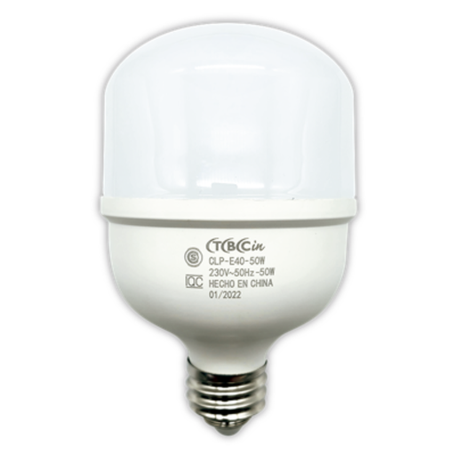 [TBCCLP-E40-50W] LAMPARA LED ALTA POTENCIA HI-POWER TBCIN 50W - E40 - LUZ DIA