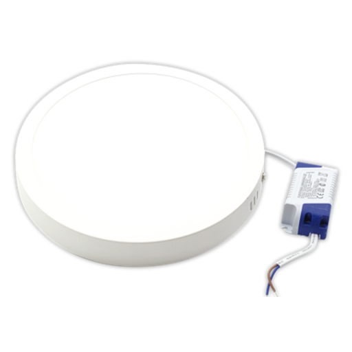 [TBCTS-SMD-620BWW-RE] LUMINARIA DE APLICAR A LED TBCIN CIRCULAR BLANCA 20W LUZ CALIDA