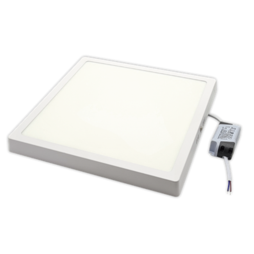 [TBCTS-SMD-825BW-REC] LUMINARIA DE APLICAR A LED TBCIN CUADRADA BLANCA 25W LUZ DIA
