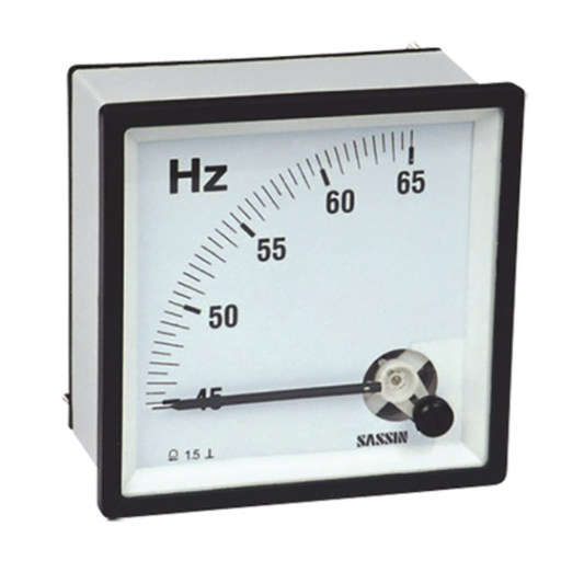 [TBCSE-72F220] FRECUENCIMETRO ANALOGICO TBCIN PARA CORRIENTE ALTERNA 72X72MM 220VCA