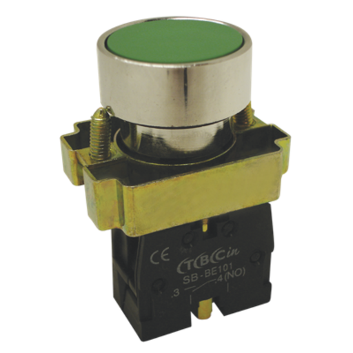 [TBCSA-BA31] LINEA METALICA PULSADOR TBCIN RASANTE VERDE