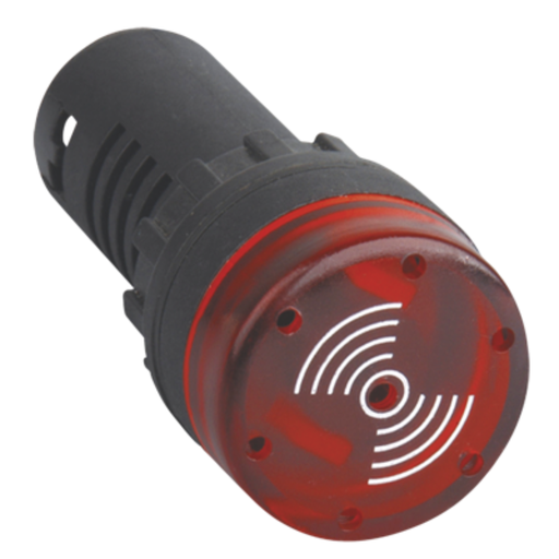 [TBCAD22-22M/R] MONOBLOQUE PLASTICOS ZUMBADOR 22MM CON IND. LUMINOSA