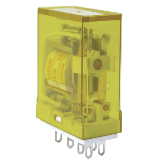 [TBCRY2S-12VCA] RELE AUXILIAR EXTRAIBLE TBCIN PARA ZOCALO PSF-22A 10A 220VCA - BOBINA 12VCA