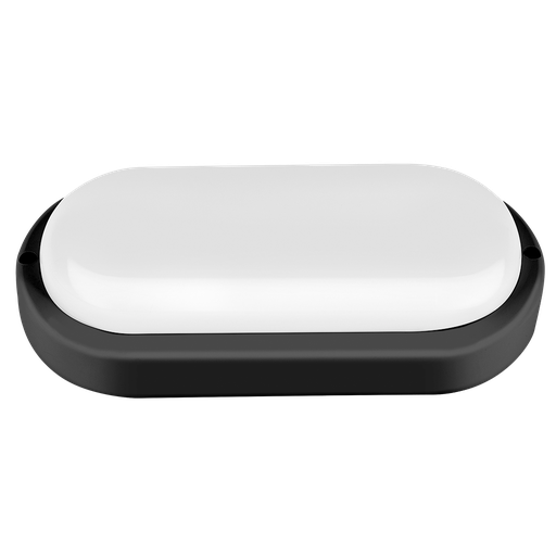 [CORTO-MN-18W-WW] TORTUGA MACROLED OVAL MARCO NEGRO 18W - IP54 - AC100-265V - FP:0,9 - 1620 lm - BLANCO CALIDO