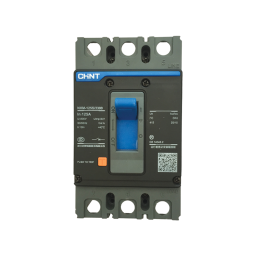 [CORNXM-125S/3300 125A] INTERRUPTOR CAJA MOLDEADA - 3 POLOS - Tamaño 125 - In:125A Icu: 25kA - REG. FIJA