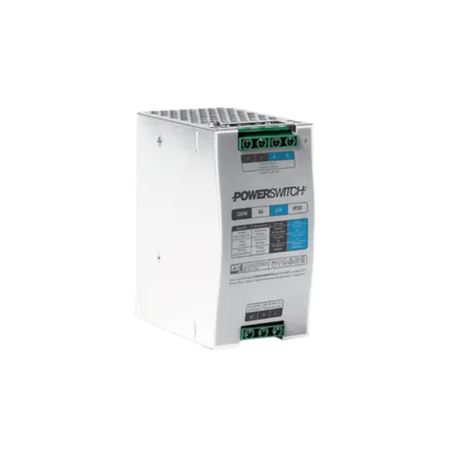[CORDR-120W-24V] FUENTE RIEL DIN POWERSWITCH GAB. METALICO 24V 5A IP20