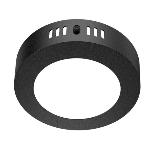 [CORNPR06CW] Panel plafon circular negro 6w Macroled frio