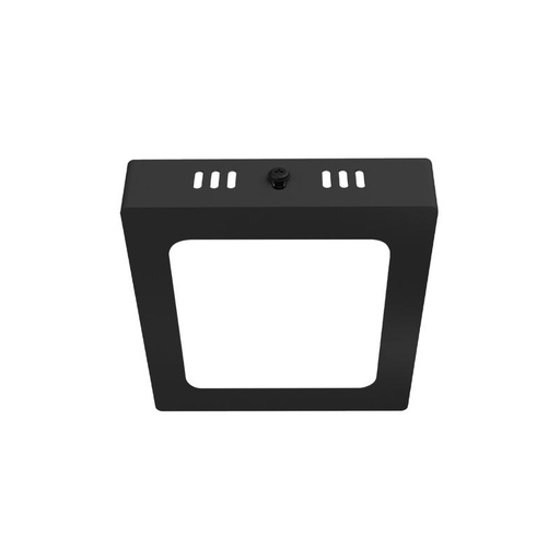 [CORNPC06CW] Panel plafon cuadrado negro 6w Macroled frio