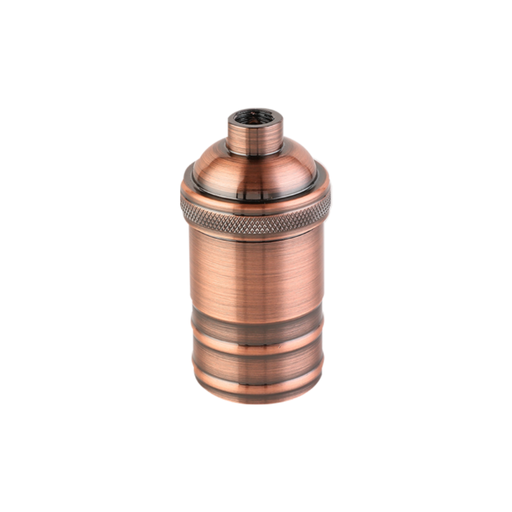 [CORPLV-VIN-E27-CO] PORTALÁMPARA ALUMINIO E27 VINTAGE COBRE