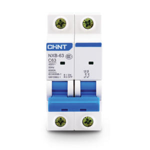 [CORNXB-63 2P C20 6kA] Int. Termomagnético CHINT NXB-63, In:20A, Icn:6kA, Curva C, 2-polos