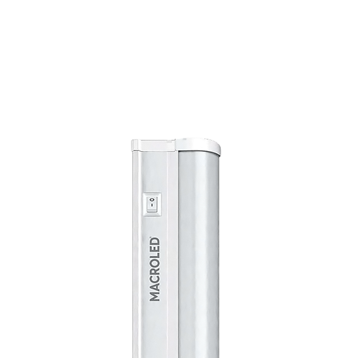 [CORT5-30-5W-WW] LISTON LED T5 PVC INTERCONECTABLE CON INTERRUPTOR - AC175-265V - FP0.95 - IP20 - 30cm 5W - CALIDO