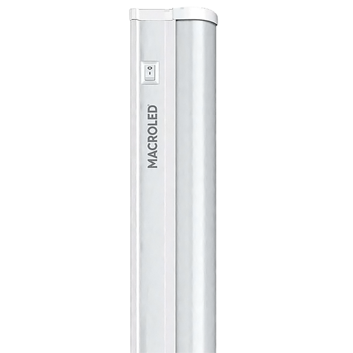 [CORT5-120-18W-WW] LISTON LED T5 PVC INTERCONECTABLE CON INTERRUPTOR - AC175-265V - FP0.95 - IP20 - 120cm 18W - CALIDO
